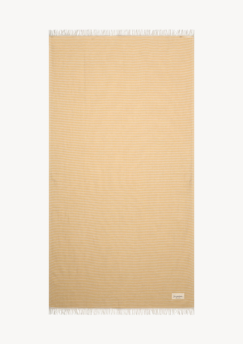 Gorgona beach towel mustard / Pre-order