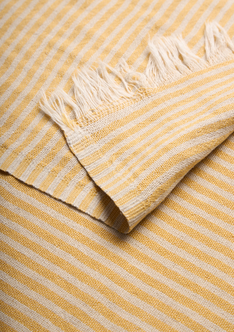 Gorgona beach towel mustard / Pre-order