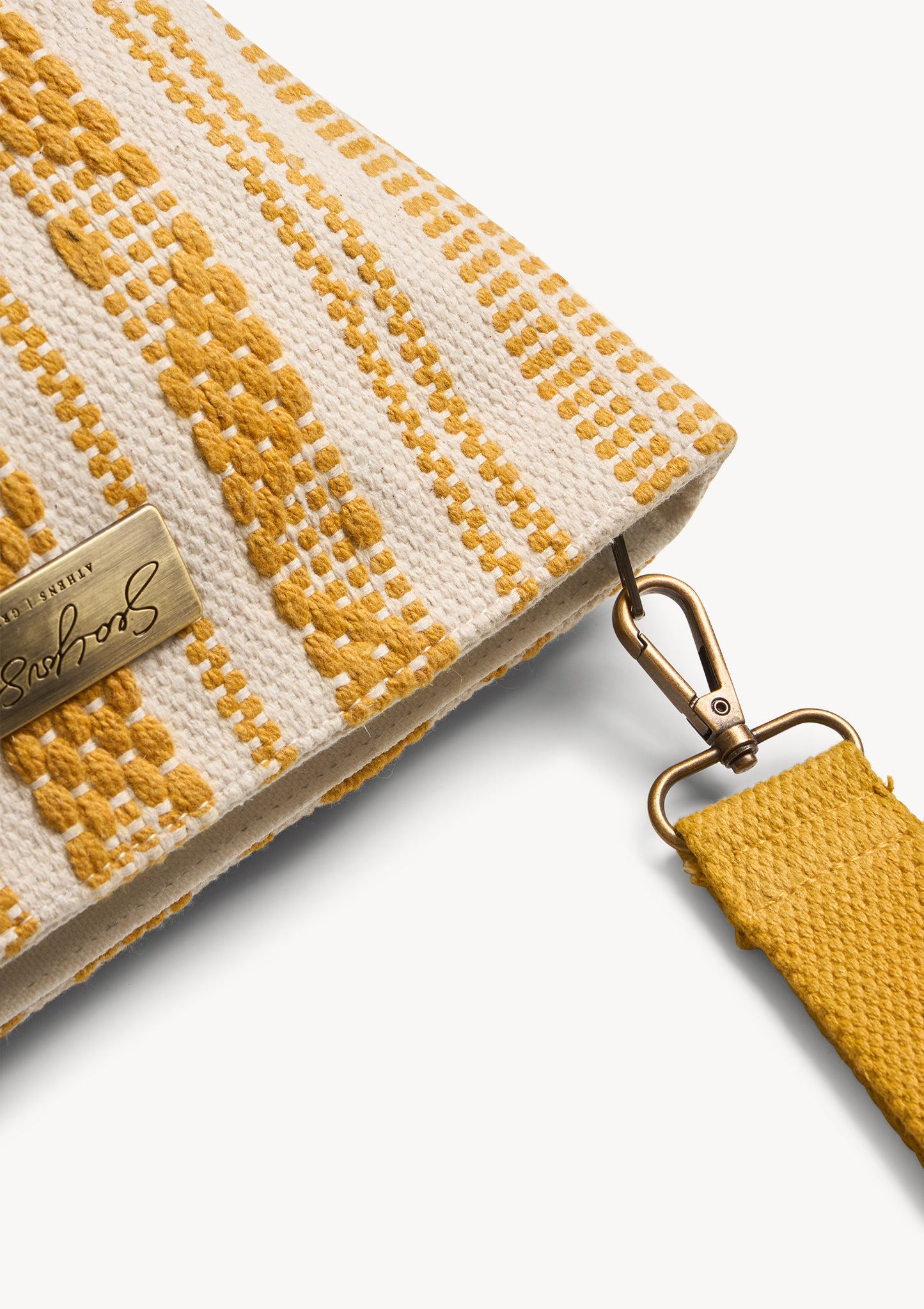 Velassaru Mini-Clutch in Senfgelb / Vorbestellung