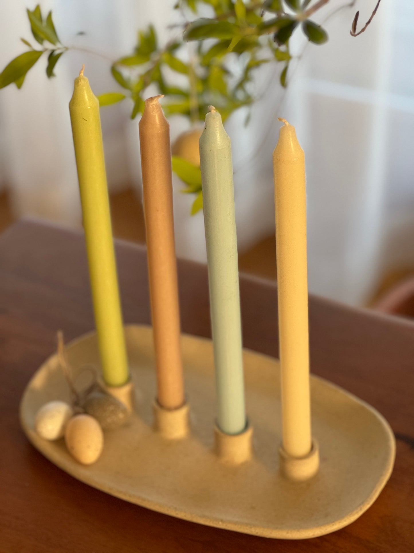 Oval candle tray - limited edition