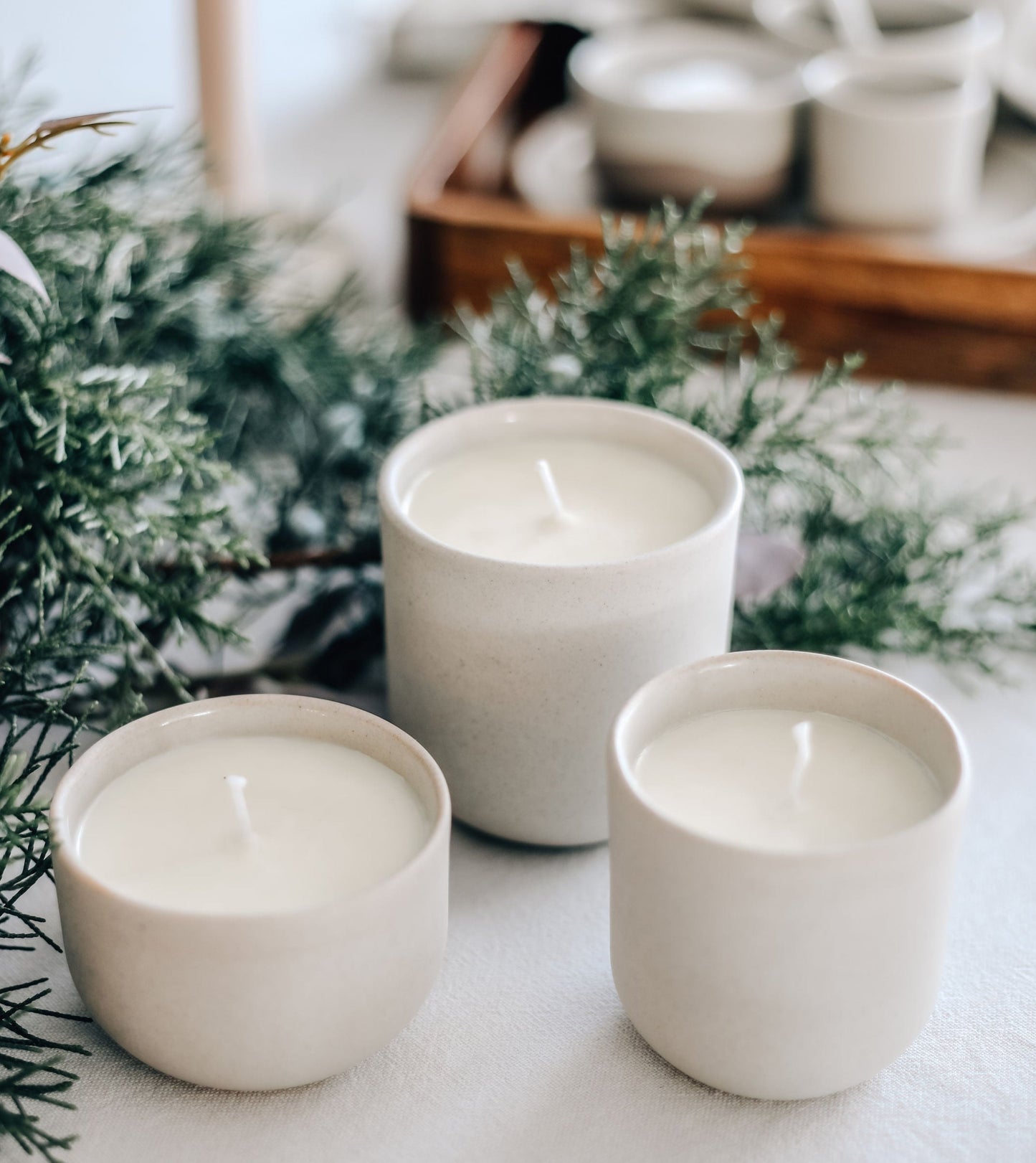 NEU!! Duftkerze in Marga-Keramik – Orange & Wiederverwendbare Tasse