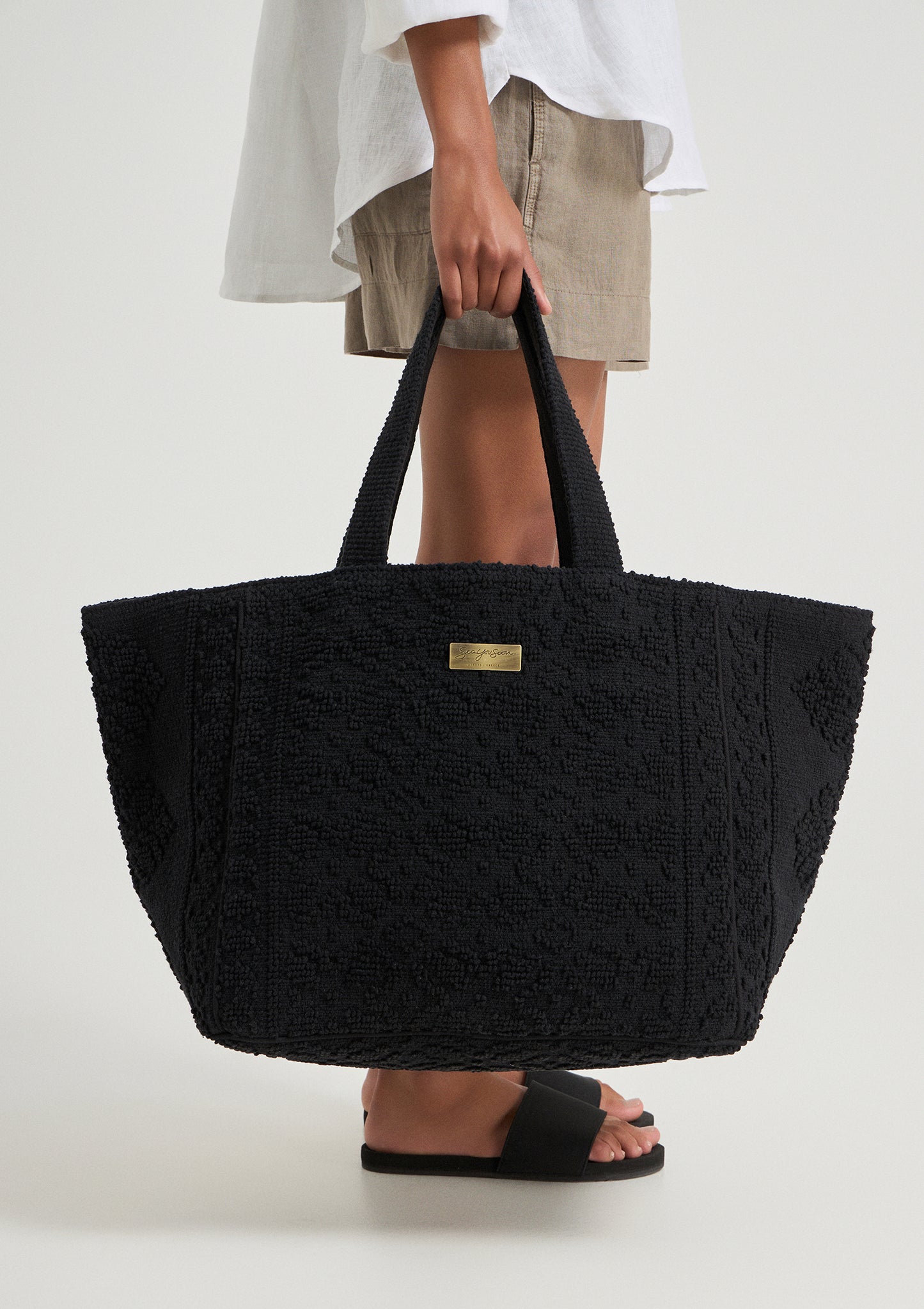 Hermosa tote bag black / Pre-order