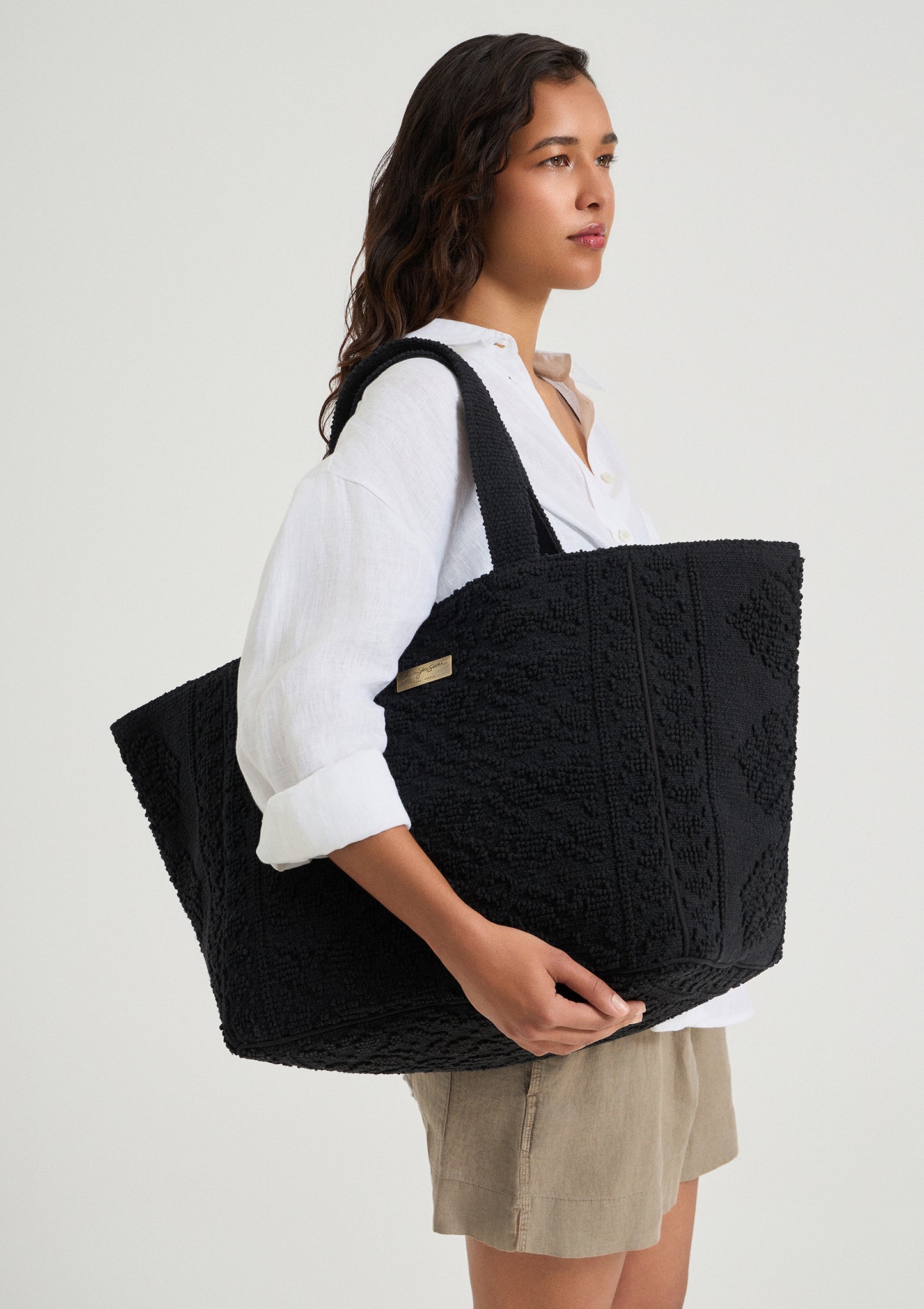 Hermosa tote bag black / Pre-order