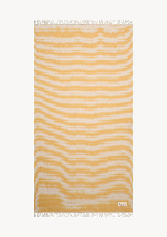 Gorgona beach towel mustard / Pre-order